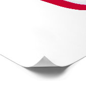 Kein Türknallzeichen Poster (Ecke)