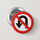 Kein U-Turn-Sign Button (Vorne & Hinten)