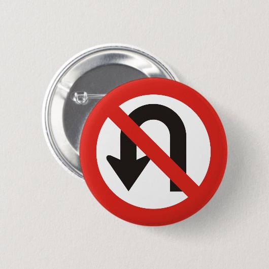 Kein U-Turn-Sign Button (Vorne & Hinten)
