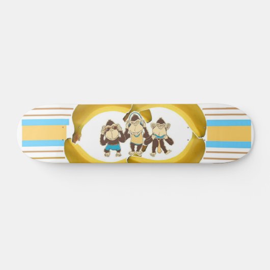 Kein Übel Monkeys Skateboard (Horizontal)