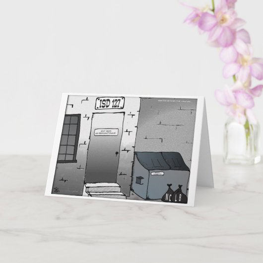 Kein Überweisungsausgang nur geklappte Grußkarte Karte (Orchidee)