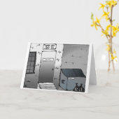 Kein Überweisungsausgang nur geklappte Grußkarte Karte (Gelbe Blume)