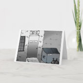 Kein Überweisungsausgang nur geklappte Grußkarte Karte (Vorderseite)