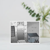 Kein Überweisungsausgang nur Postkarte (Stehend Vorderseite)