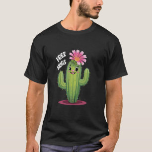 Kein Umarmer Lustiger Kaktus Sarkastisch T-Shirt