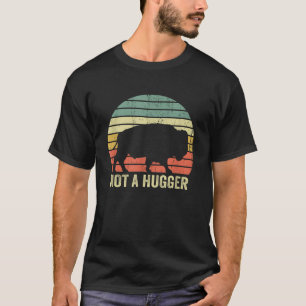 Kein Umarmer Lustiger Yellowstone Büffel Bison Int T-Shirt