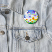 Kein Unterricht - es ist Sommer! Button (Beispiel)