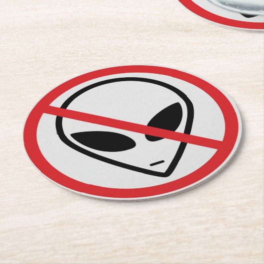 Kein Untersetzer für Außerirdischen (Angewinkelt)