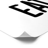 Kein Upsetti isst Spaghetti Funny Food Pub Poster (Ecke)