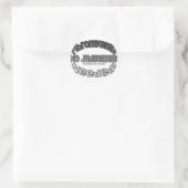 Kein Urteil erforderlich! Runder Aufkleber (Tasche)