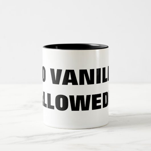KEIN VANILLA ZULÄSSIG!! ZWEIFARBIGE TASSE (Mittel)