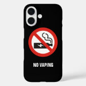 Kein Vaping Case-Mate iPhone Hülle (Rückseite)
