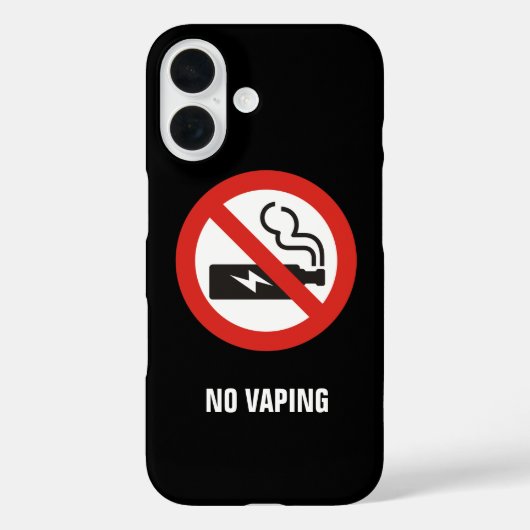 Kein Vaping Case-Mate iPhone Hülle (Rückseite)
