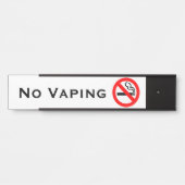 Kein Vaping Office Door signalisiert Geschäftszeic Türschild (Vorderseite )