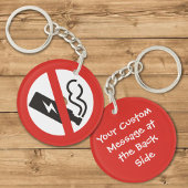 Kein Vaping-Schlüsselanhänger Schlüsselanhänger