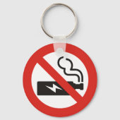 Kein Vaping-Schlüsselanhänger Schlüsselanhänger (Vorderseite)
