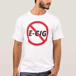 Kein Vaping-Symbol für E-Cig-Sperrung T-Shirt