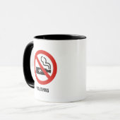 Kein Vaping Tasse (Vorderseite Links)