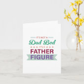 Kein Vater, es ist ein Typografie-Vaterfigur Karte (Gelbe Blume)