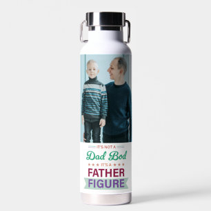Kein Vater, es ist ein Typografie-Vaterfigur Trinkflasche