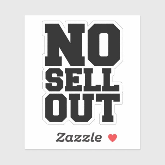 KEIN VERKAUF AUFKLEBER (Blatt)