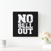 KEIN VERKAUF QUADRATISCHE WANDUHR (Zuhause)