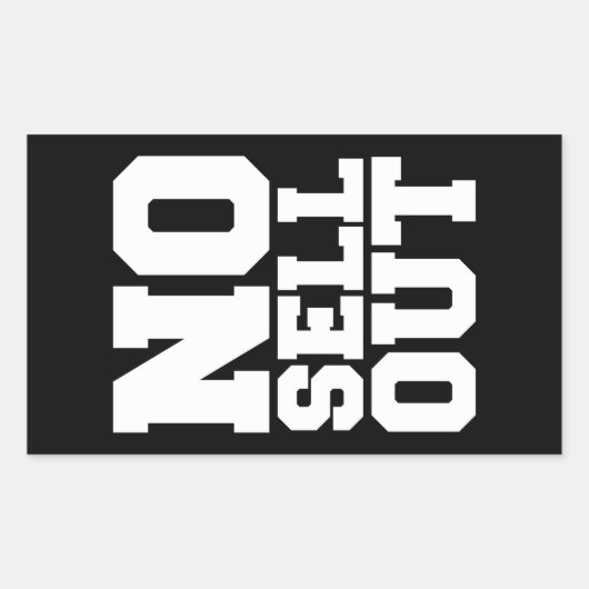 KEIN VERKAUF RECHTECKIGER AUFKLEBER (Vorderseite)