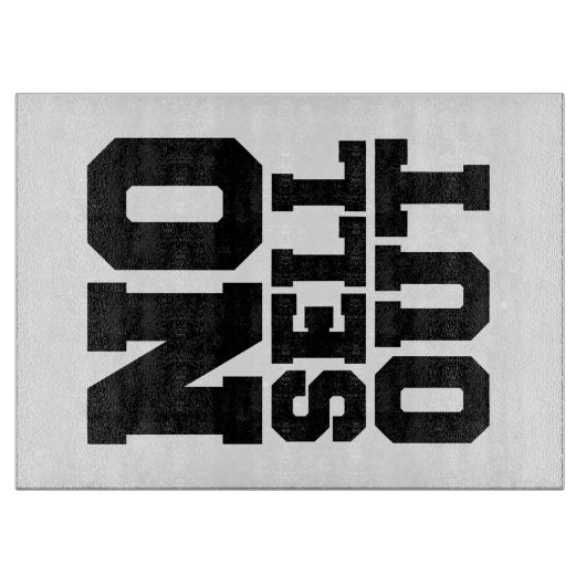 KEIN VERKAUF SCHNEIDEBRETT (Vorderseite)