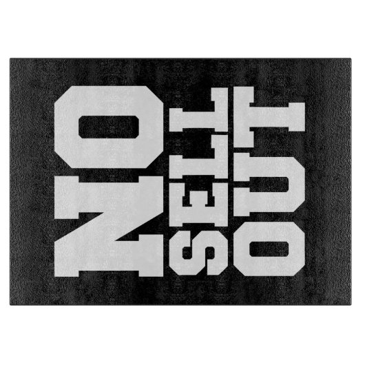 KEIN VERKAUF SCHNEIDEBRETT (Vorderseite)