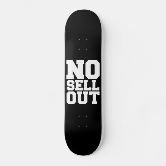 KEIN VERKAUF SKATEBOARD (Vorderseite)