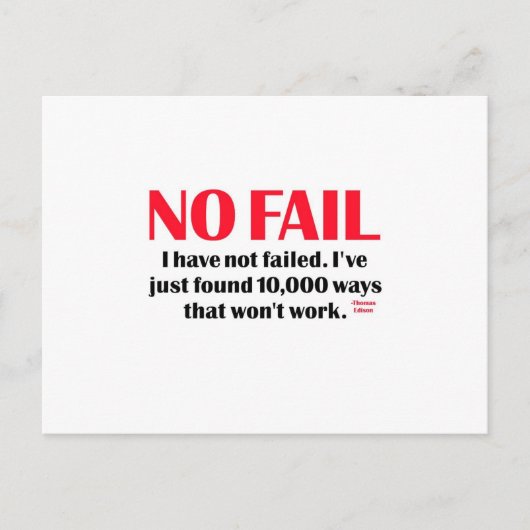 Kein Versag Postkarte (Vorderseite)