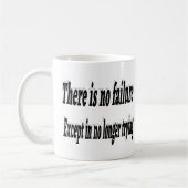 Kein Versagen beim Versuch eines Motivierend Preis Kaffeetasse (Links)