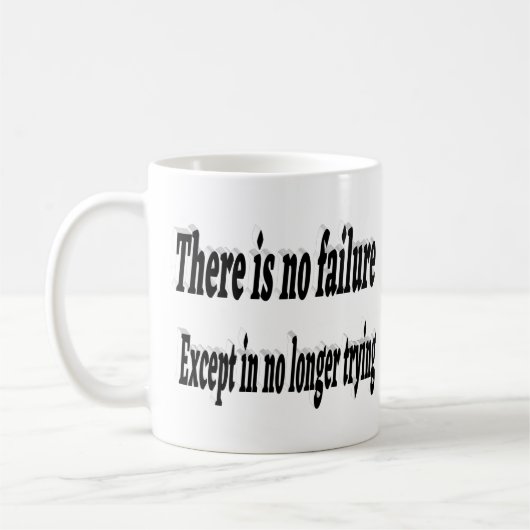 Kein Versagen beim Versuch eines Motivierend Preis Kaffeetasse (Links)