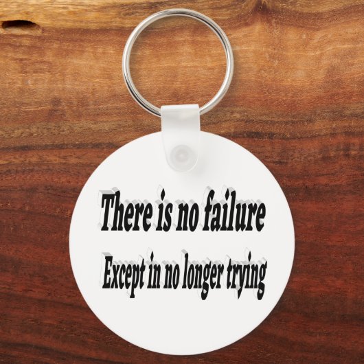 Kein Versagen beim Versuch eines Motivierend Preis Schlüsselanhänger (Vorderseite)