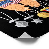 Kein Veteran kämpft alleine Poster (Ecke)