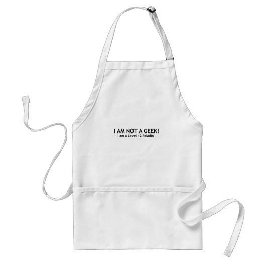 Kein wackeliges, lustiges, geektisches Shirt Schürze (Vorne)
