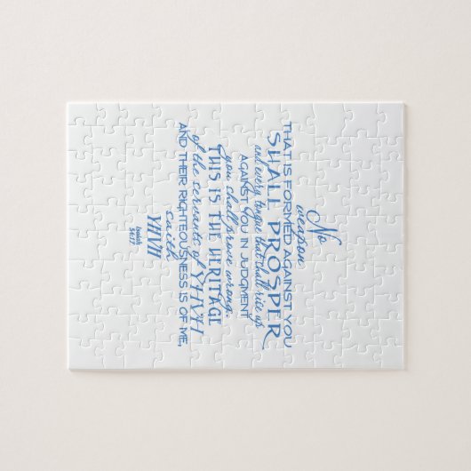 Kein Waffen-Davidsstern Puzzle (Horizontal)