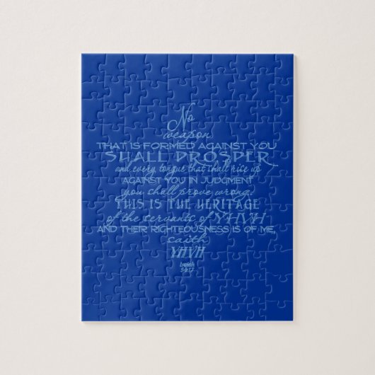 Kein Waffen-Davidsstern Puzzle (Vertikal)