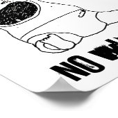 KEIN WANN!!! POSTER (Ecke)