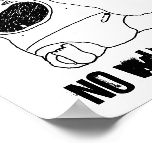 KEIN WANN!!! POSTER (Ecke)