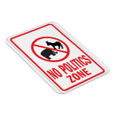 Kein Warnzeichen für die Politische Zone Magnet (Rechte Seite)