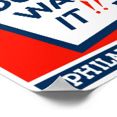 Kein Wasser ohne Waffen - Verschwendet es nicht Poster (Ecke)