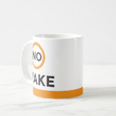 Kein wecken Sie Kaffee-Tasse Kaffeetasse (Vorderseite Links)