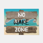 KEIN WECKEN SIE ZONE FUßMATTE (Vorderseite)