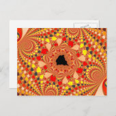 Kein Weg - Fraktal Postkarte (Vorne/Hinten)