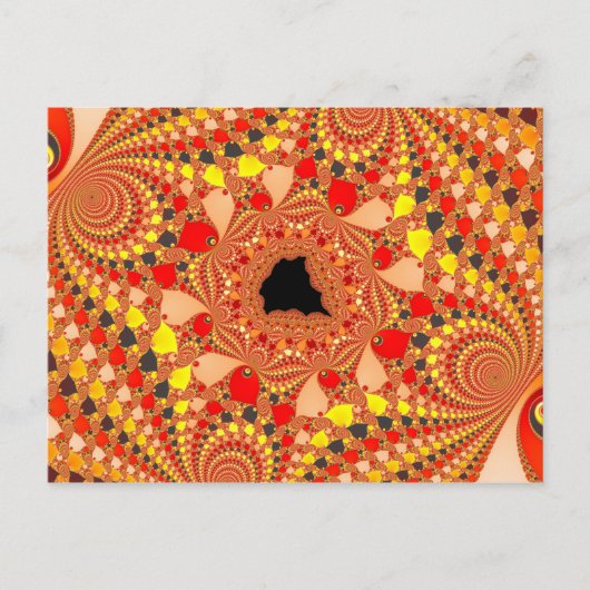 Kein Weg - Fraktal Postkarte (Vorderseite)