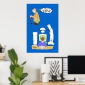 Kein Weg Poster (Heimbüro)