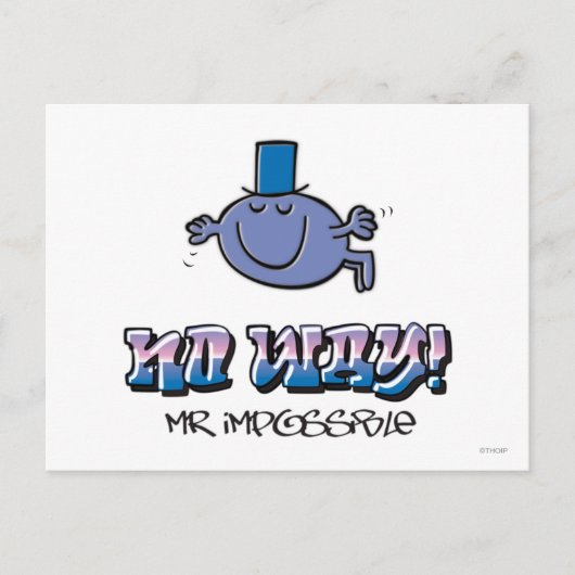 Kein Weg! Postkarte (Vorderseite)