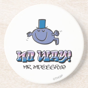 Kein Weg! Sandstein Untersetzer