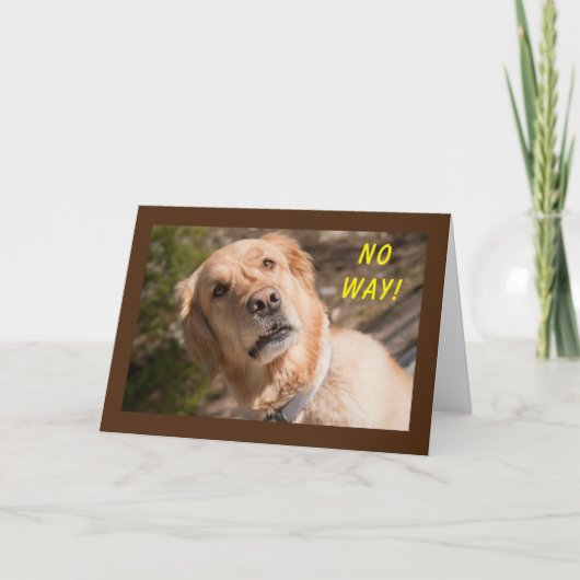 KEIN WEG "SIE" WERDEN MIT **70** KARTE ANGEZEIGT (Vorderseite)